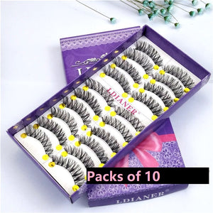 3D Eyelashes 10 pairs iroiro