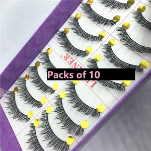 3D Eyelashes 10 pairs iroiro